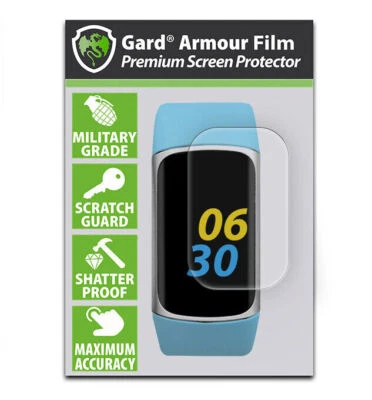 Gard® for FITBIT CHARGE 6- MILITARY GRADE SCREEN PROTECTOR (pack of 3) - Image 1 of 3