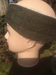 Damen Tweed Stirnband stilvoll warm Einheitsgröße Neu Verkauf reduziert auf klar - Bild 1 von 6