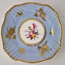 Antique 19th Century Ridgway Plate Painted With Flowers #4