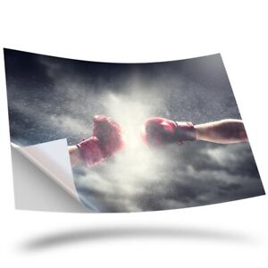 1 x Vinyl Sticker A1 - Boxing Gloves Flight Boxers Punch #44432