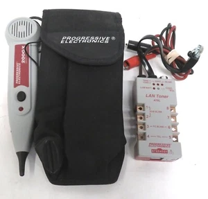 Working * Progressive Electronics AT8L LAN Toner, 200GX Inductive Amp, Pouch - Picture 1 of 10