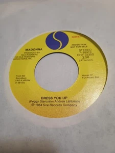 Madonna - Dress You Up Rare (LP Version/Remix) Promo 7" Record Near mint - Picture 1 of 2