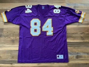Vintage Randy Moss Minnesota Vikings Football Jersey Champion 52 - Picture 1 of 10