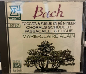 BACH M.C. ALAIN TOCCATA & FUGUE EN RE MINEUR CHORALS PASSACAILLE CD 1981 RARE! - Picture 1 of 2