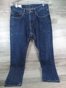 Hollister California Mens Jeans Tag 31x30 Actual 30x28 Skinny Jeans Dark Wash - Picture 1 of 7