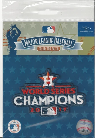 2017 Houston Astros World Series Champions Sleeve Patch Official MLB Jersey Logo Cover