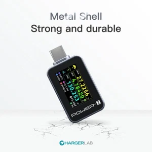 ChargerLAB POWER-Z C240 USB-A Tester di corrente di tensione alimentazione per iPhone USB-C - Foto 1 di 6