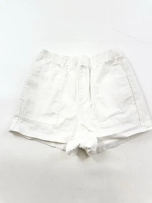 Pantalones Cortos O’Neill Para Mujer M Medianos Blancos Cintura Elástica Pull On Soneto Parche Bolsillo Foto 1 de 4