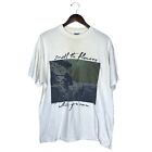 Vintage 1991 U2 One Smell the Flowers While You Can T-Shirt weiß XLarge XL