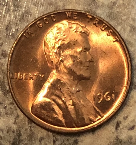 1961 P Lincoln Memorial Cent Gem BU Cover