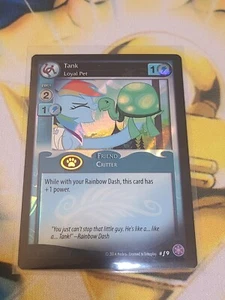 My Little Pony Card CCG The Crystal Games Foil #f9 Tank Loyal Pet - Picture 1 of 2