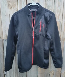 Spyder jacket XL Black Extra Large 18 20 Full Zip Boys - Picture 1 of 9