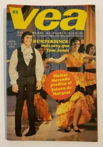 VTG TV GUIDE MAGAZINE / VEA / ISSUE #32 / HUMPERDINCK / PUERTO RICO 1970 #56 - Picture 1 of 5