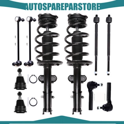 For 2008-16 Chrysler Town & Country Front Complete Struts Sway Bar Tie Rods Kit — 第 1/4 张图片