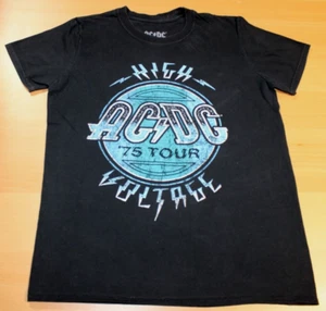 Camiseta gráfica AC/DC High Voltage '75 Tour Philcos para hombre camiseta mediana manga corta - Imagen 1 de 4
