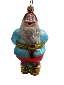 Kurt Adler Polonaise Happy The Dwarf Mercury Glass Ornament Snow White Vintage - Picture 1 of 15
