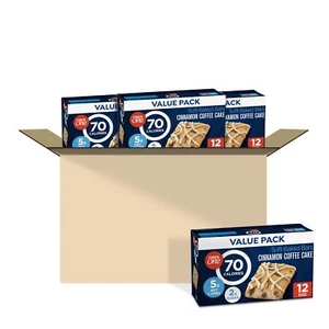 70 Calorie Soft-Baked Cinnamon Coffee Cake 12 ct Pack of 4 - Picture 1 of 7