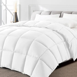 California King Comforter Duvet Insert - All Season down Alternative Quilted Bed - Picture 1 of 7