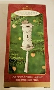 Hallmark Our First Christmas Together Record Events in Capsule Ornament 2000 - Picture 1 of 5