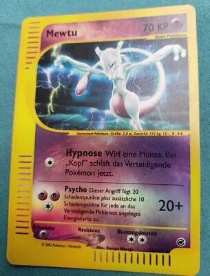 Pokémon Karte TCG ♥ Mewtu ♥ Expedition 20/165 ♥ Rare ♥ Reverse HOLO ♥ deutsch - Bild 1 von 4