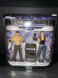 JEFF & MATT HARDY WWE Road To Wrestlemania 23 Jakks Figure Set New MOC 2-Pack - Picture 1 of 4