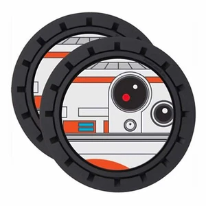 Plasticolor Star Wars BB-8 Car Coaster, 2x Cupholder Coasters - Picture 1 of 1