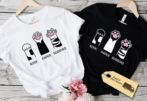 Personalized T-Shirt for Mens t-shirt for women kids tshirt, Rock paper scissors - Picture 1 of 6