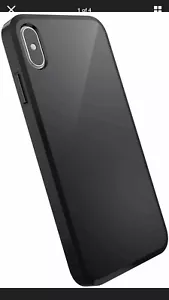 Slim Case for iPhone XS Max Black AmazonBasics NEW - Picture 1 of 5