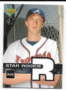 Paul Bacot 2003 Upper Deck Baseball Rookie Jersey #P85