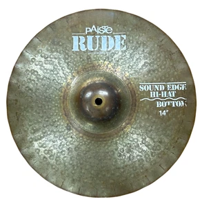 Paiste Rude 14" Sound Edge Hi-Hat Cymbal (Bottom Only) - Picture 1 of 2