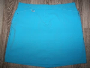 Izod Golf Cool FX Performx Azul Turquesa Skort Bolsillos a Presión Talla 14 Tenis - Imagen 1 de 8