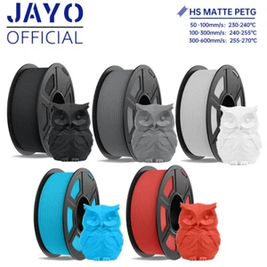 JAYO 5KG Hohe Geschwindigkeit matt PETG 1,75mm 3D Drucker Filament Keine Blasen - Afbeelding 1 van 14
