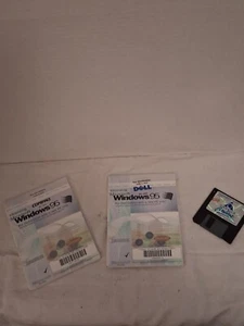 2 Microsoft Windows 95 install CD 1 for Compaq 1 for Dell (Sealed) and 1 OG AOL  - Picture 1 of 4