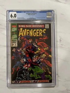Avengers Annual #2 CGC 6.0 1st Scarlet Centurion 1968 Kang Variant - Picture 1 of 5