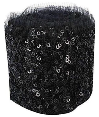 Последовательность Net кружева для платье/сари/lehenga/костюм/кепка/сумка/декор/граница/рукоделие черный - Изображение 1 из 2