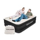 Englander Air Mattress W/Built In Pump - Luxury Double High Inflatable Bed Fo...