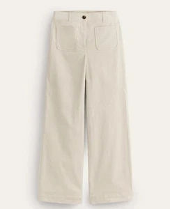 Boden Westbourne Corduroy Wide Leg Pants Neutral Size 6 - Picture 1 of 5