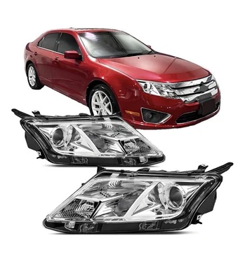Headlight Assembly Compatible with 2010-2012 FORD FUSION Headlight Assembly - Image 1 of 3