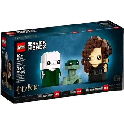 LEGO 40496 Voldemort Nagini Bellatrix Retired Harry Potter BrickHeadz Sealed New - Image 1 of 4