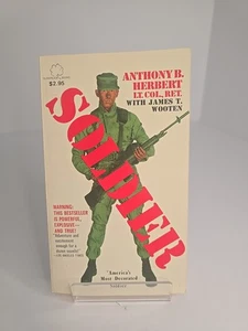 SOLDIER — Anthony B. Herbert (1973 Cloverleaf First Print PB) Vietnam War Memoir - Picture 1 of 9