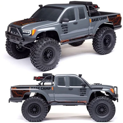 Axial AXI-1375T2 1/10 SCX10 III Base Camp 4X4 Rock Crawler Brushed RTR, Gray - Image 1 of 4