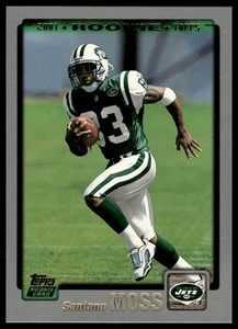 2001 Topps #330 Santana Moss RC New York Jets casi nuevo+ - Imagen 1 de 2