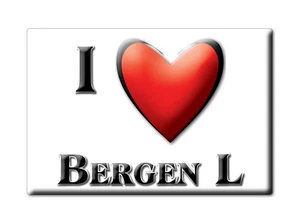 Bergen L, Bergen Lb, Limburg - Koelkastmagneet Holland Cadeau Herinnering - Picture 1 of 9