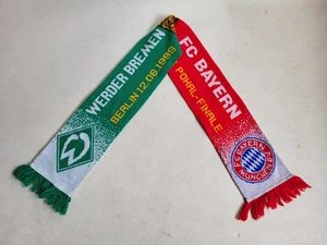 FC Bayern München vs. Werder Bremen # DFB Pokal Finale Berlin 1999 # Fanschal - Bild 1 von 4