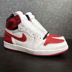 Nike Air Jordan 1 Retro High OG Heritage Red White Gr Eu 44 Herren Weiß Rot - Bild 1 von 8