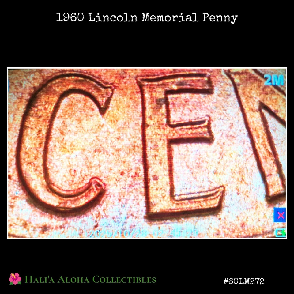 💠🪙💠1960 Proof DDR-001 FS-801 Doubled Die Reverse Gem Proof Red Lincoln Cent - Image 1 of 4