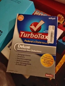 2012 TurboTax Deluxe Federal + State Maximize Deductions Case - Picture 1 of 1
