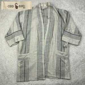 Odd Bird Company Unisex Fener türkisches Leinen Kisa-Schnitt Kimono Tasche Morgenmantel S/M - Bild 1 von 15