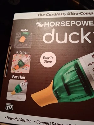 Horsepower Duck Cordless Ultra-Compact Powerful Vacuum As Seen On-TV - Image 1 of 4