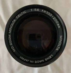 MD Zoom Minolta Celtic Mount Lens 1:5.6 f=100-200mm -SLR - Picture 1 of 6